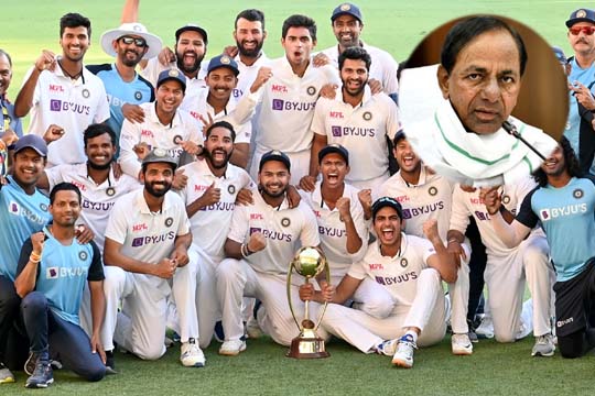 CM KCR congratulates Indian team over winning test series