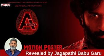 Never Before Thriller “A” (AD INFINITUM) Motion Poster Release By Jagapathi Babu