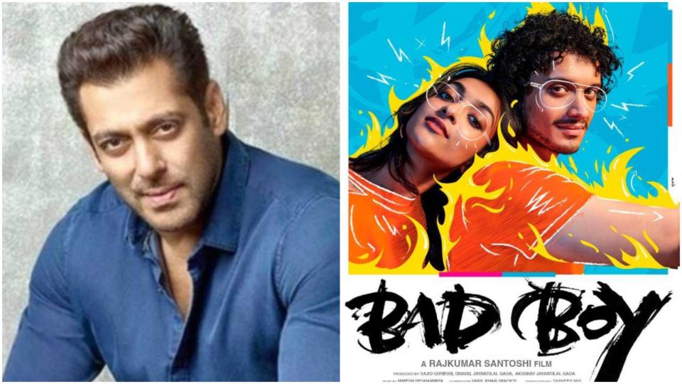 Salman Khan unveils  the poster of a Rajkumar Santoshi's film “Bad Boy”