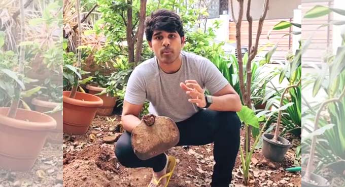 Allu Sirish accepts green India challenge, plants saplings