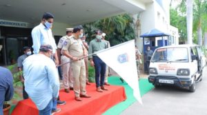 Cyberabad CP flags off   last ride service
