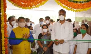 Harish inaugurates 100 bed Covid hospital in Siddipet