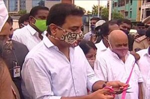 KTR,Byramalguda flyover