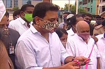 KTR,Byramalguda flyover