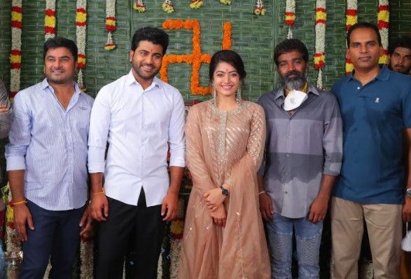Sharwanand, Rashmika, Tirumala Kishore, SLVC’s Aadaalloo Meeku Johaarlu Launched