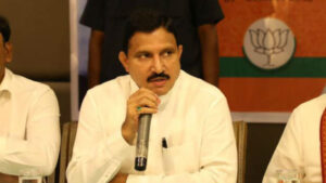 BJP leader Sujana Choudary,Delhi airport
